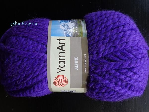 Příze Alpine - fialová YarnArt