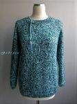 Dámský pletený svetr - zelený ( S/M )