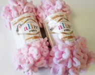 Příze Puffy - světle růžová Alize