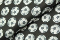 Bavlněná látka - fotbalové míče