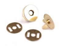 Magnetické zapínání tenké Ø18 mm - zlaté
