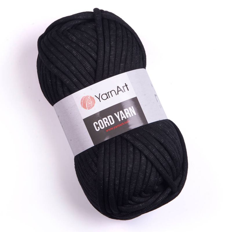 Příze Cord Yarn - černá YarnArt