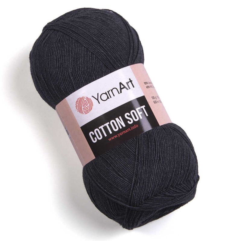 Příze Cotton Soft - antracitová YarnArt