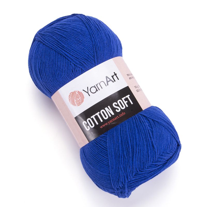 Příze Cotton Soft - modrá YarnArt