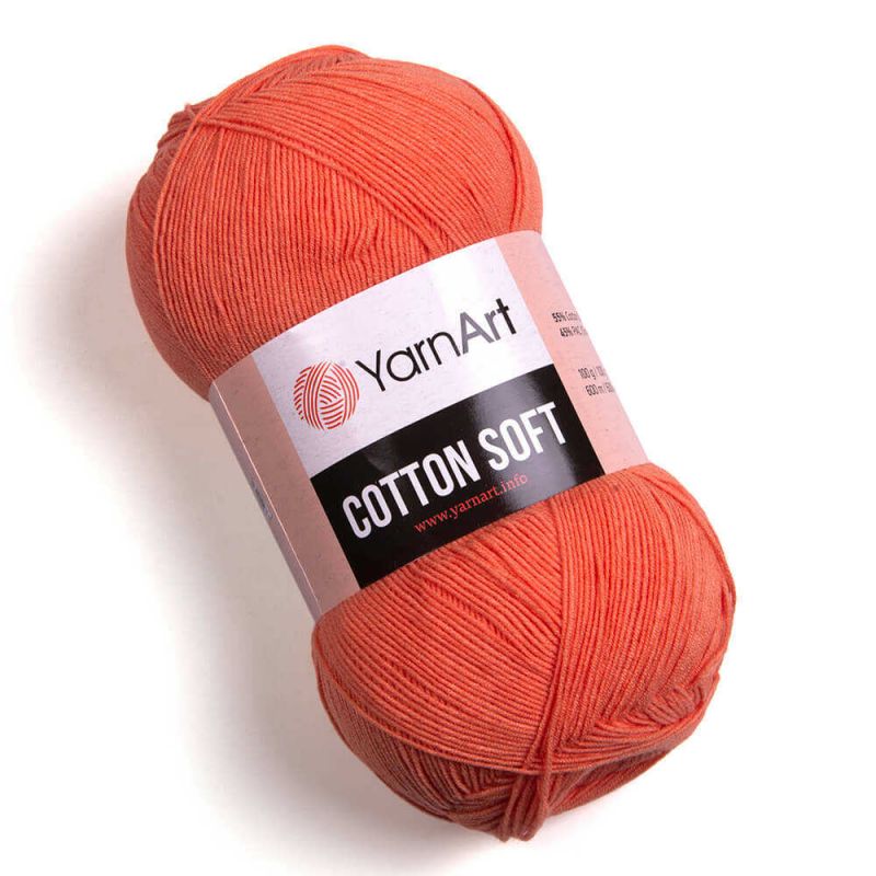 Příze Cotton Soft - oranžová YarnArt
