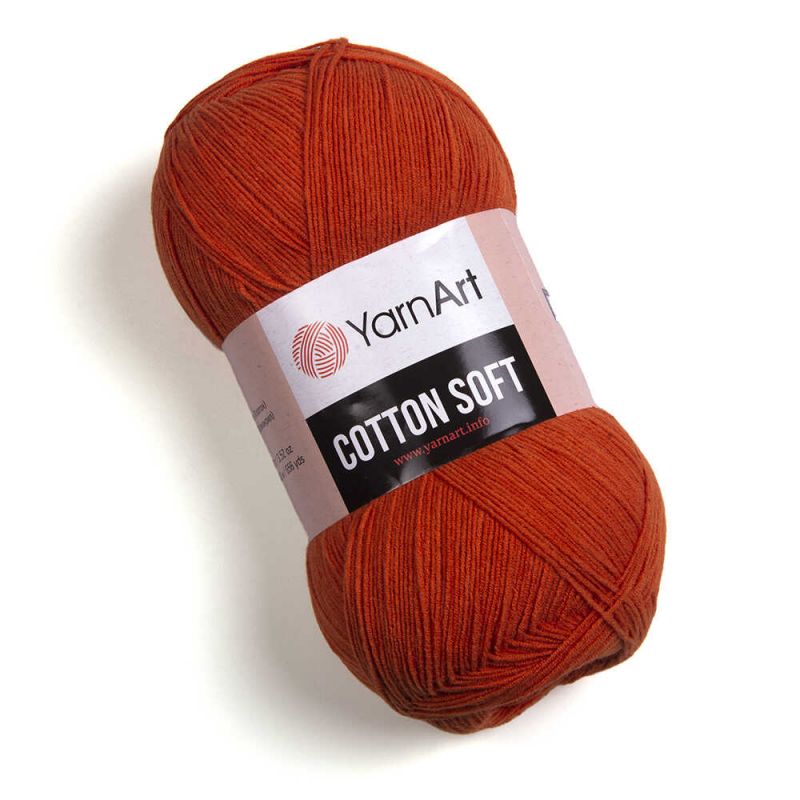 Příze Cotton Soft - rezavá YarnArt
