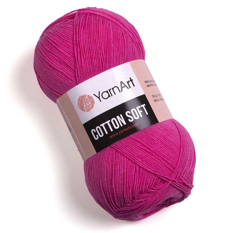 Příze Cotton Soft - růžová YarnArt