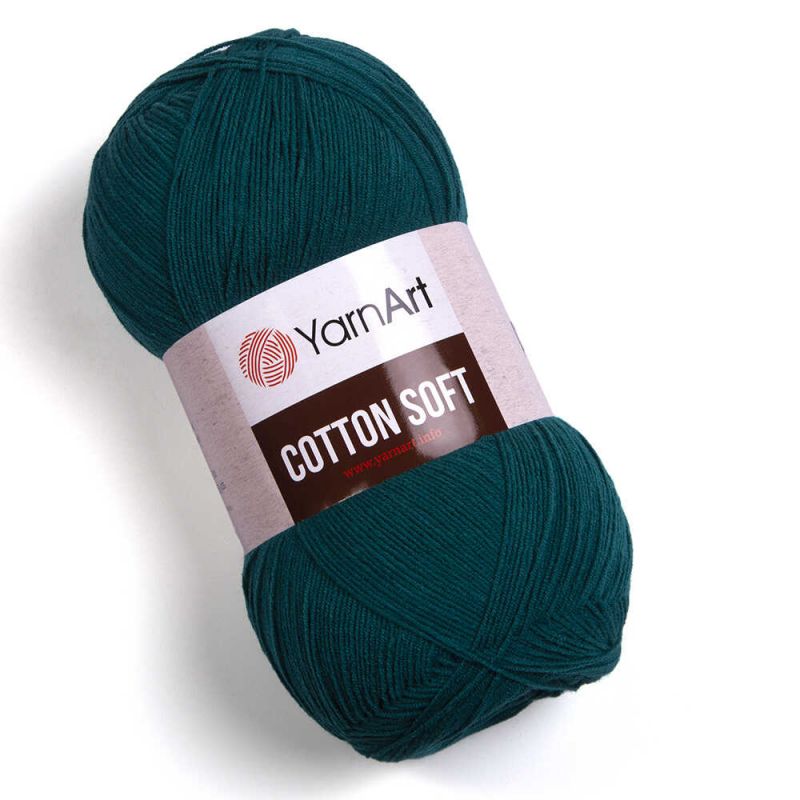 Příze Cotton Soft - smaragdová YarnArt