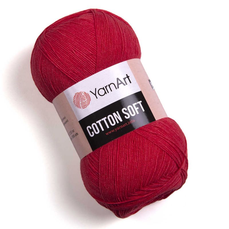 Příze Cotton Soft - světle červená YarnArt
