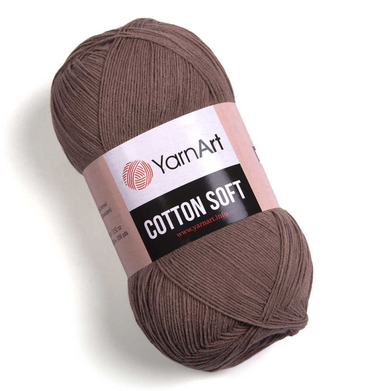 Příze Cotton Soft - světle hnědá YarnArt