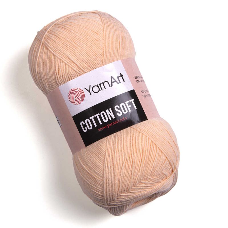 Příze Cotton Soft - světle lososová YarnArt