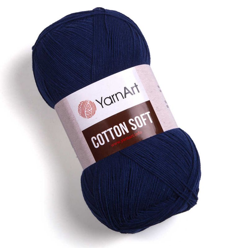 Příze Cotton Soft - tmavě modrá YarnArt