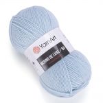 Příze Merino De Luxe 50 - bleděmodrá