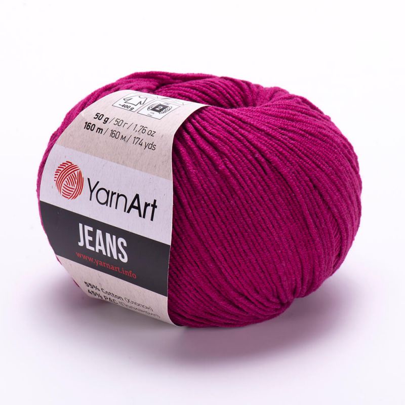 Příze Jeans - fuchsiová YarnArt