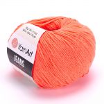 Příze Jeans - neonově oranžová