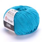 Příze Jeans - tyrkysová