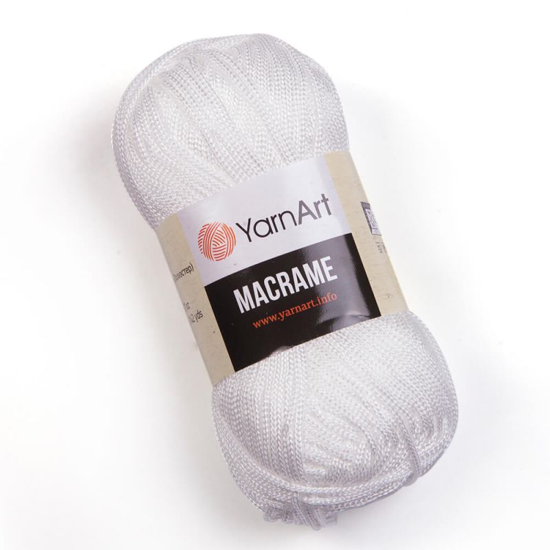 Příze Macrame - bílá YarnArt