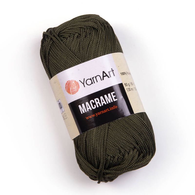 Příze Macrame - khaki zelená YarnArt