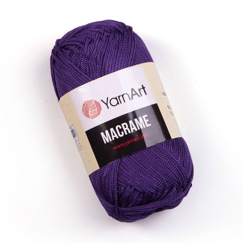 Příze Macrame - tmavě fialová YarnArt