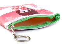 Dívčí peněženka / pouzdro 10x12 cm - světle růžová ???