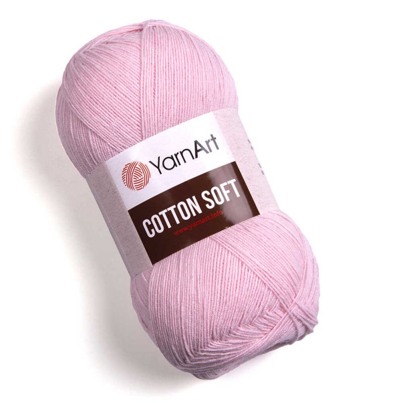 Příze Cotton Soft - světlounce růžová YarnArt