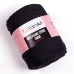 Příze Macrame Cord 5mm - černá