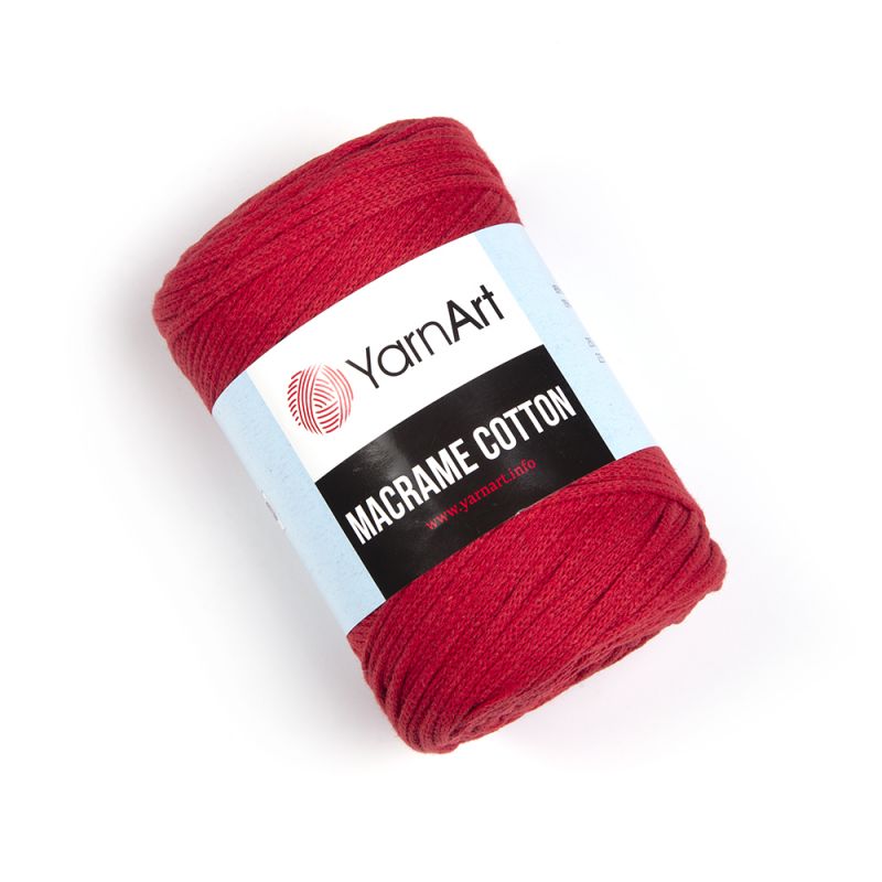 Příze Macrame Cotton - červená YarnArt