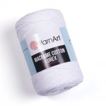 Příze Macrame Cotton Lurex - bílá