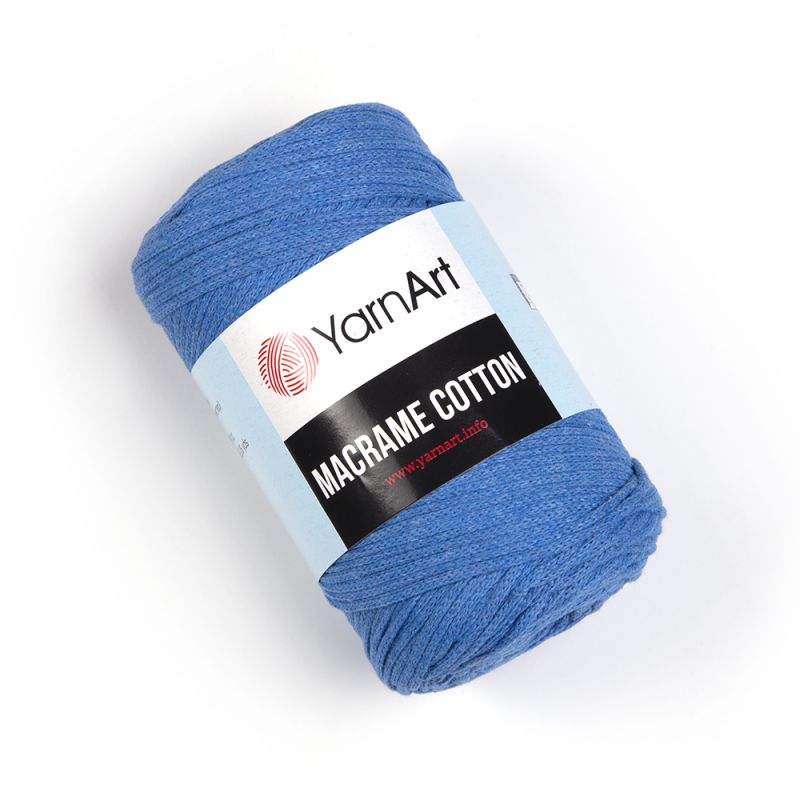 Příze Macrame Cotton - modrá YarnArt
