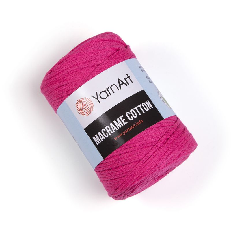 Příze Macrame Cotton - neonově růžová YarnArt