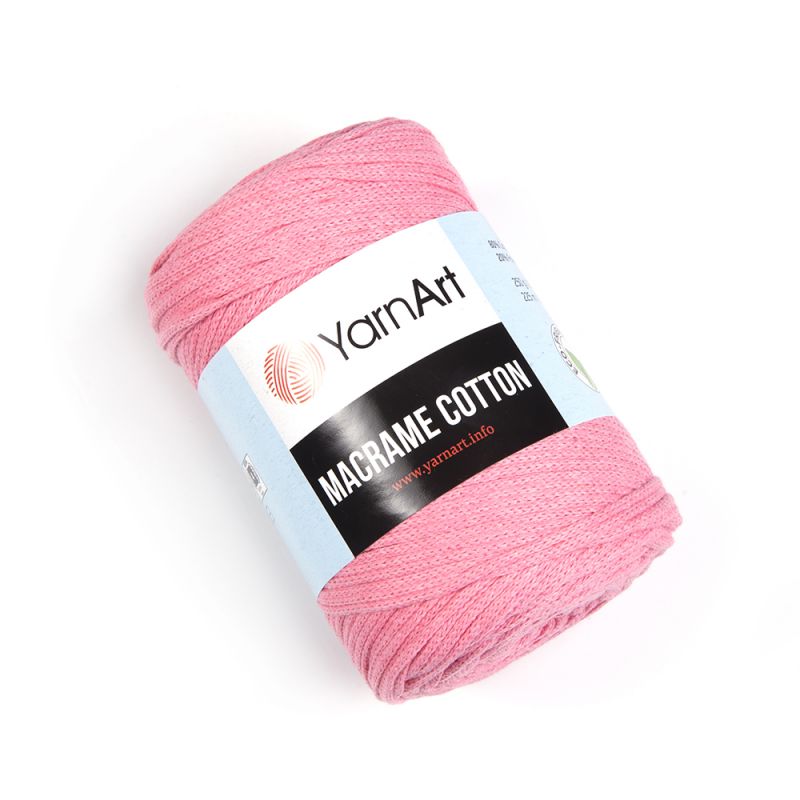 Příze Macrame Cotton - růžová YarnArt