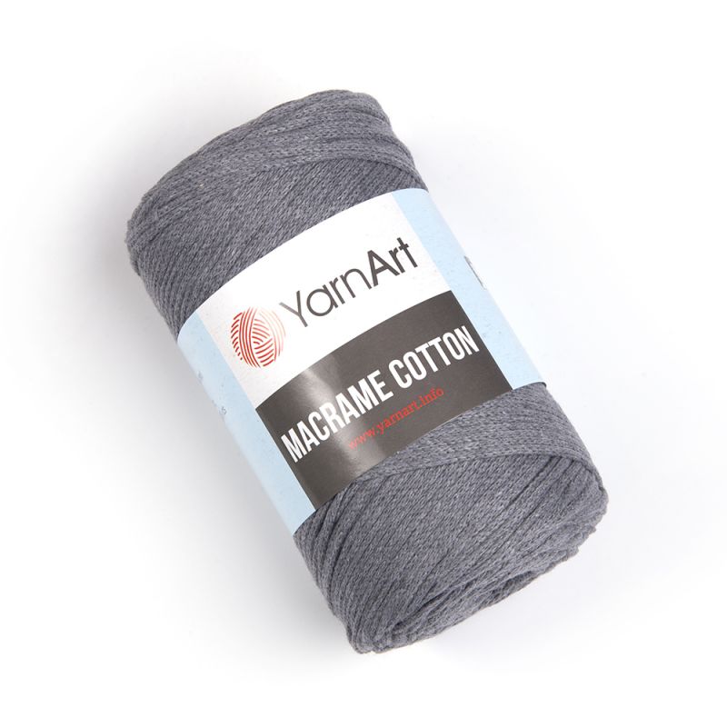 Příze Macrame Cotton - šedá YarnArt