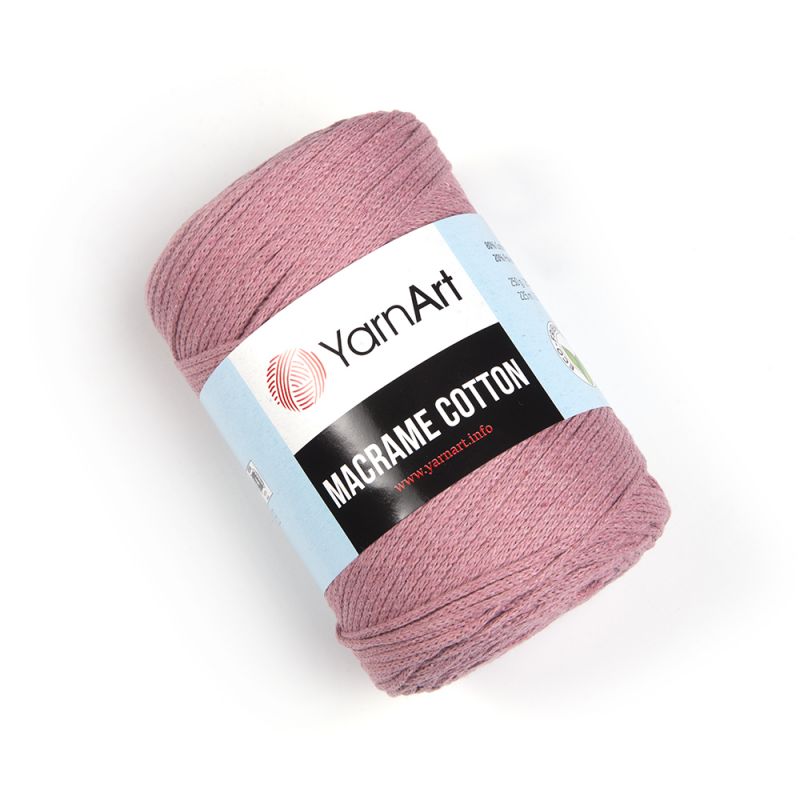 Příze Macrame Cotton - starorůžová YarnArt