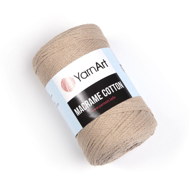 Příze Macrame Cotton - světle hnědá YarnArt