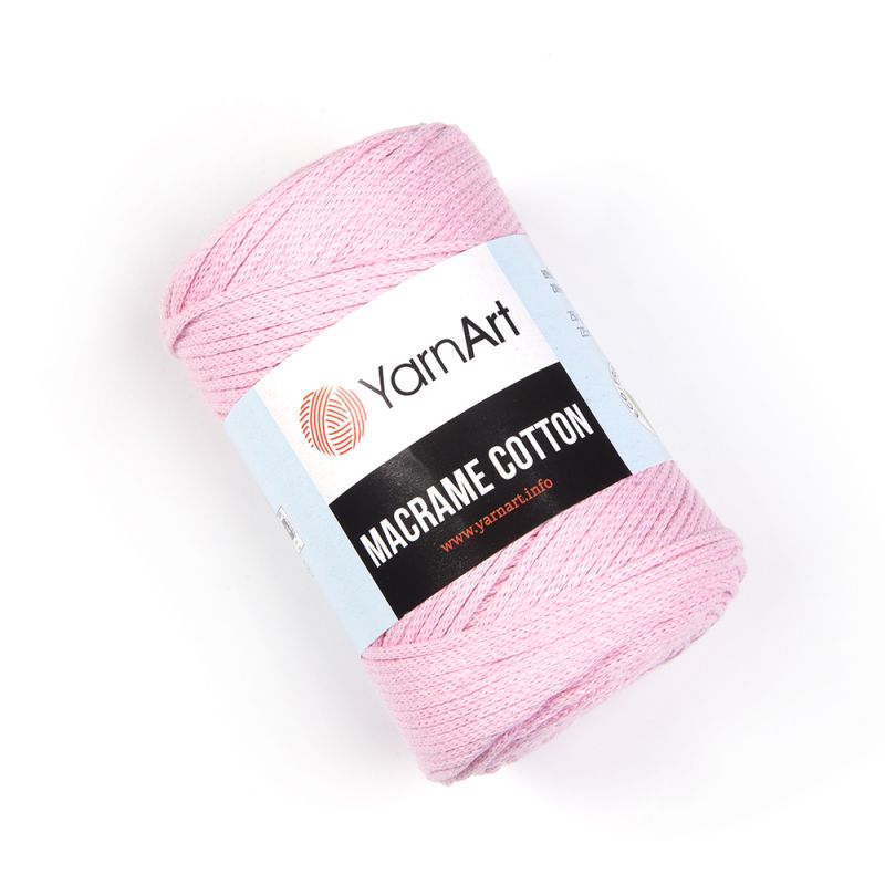 Příze Macrame Cotton - světle růžová YarnArt