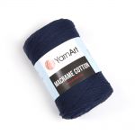 Příze Macrame Cotton - tmavě modrá