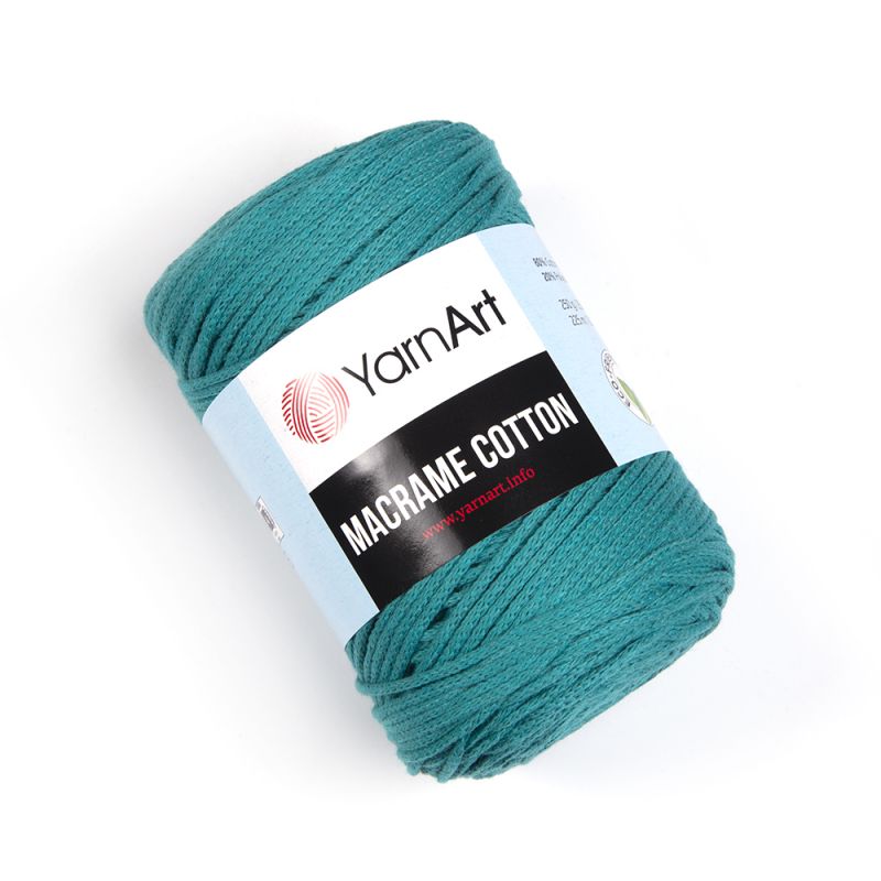 Příze Macrame Cotton - zelená 2 YarnArt