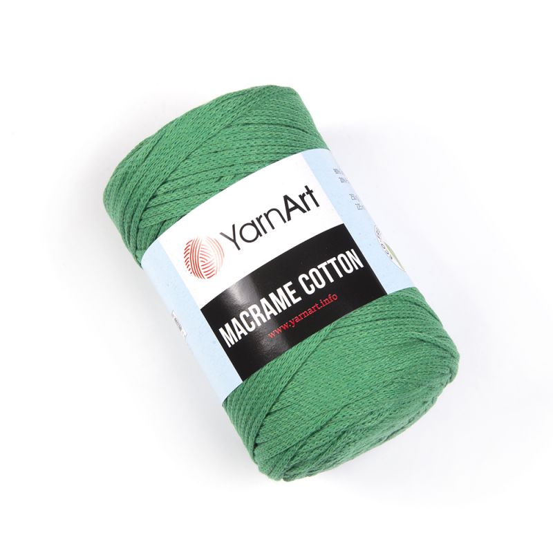 Příze Macrame Cotton - tmavě zelená YarnArt