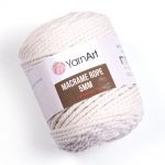 Příze Macrame Rope 5mm - smetanová