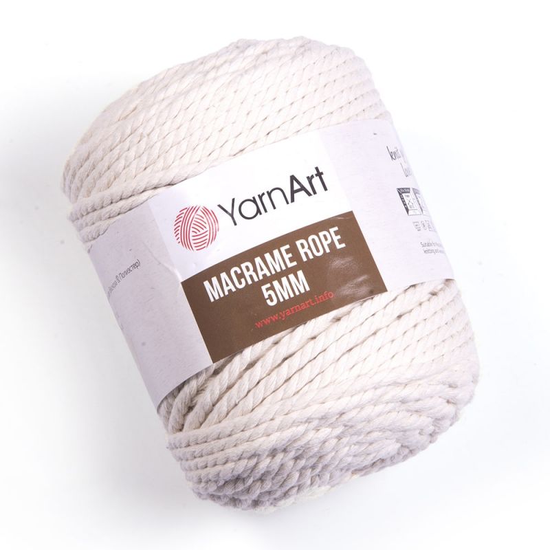 Příze Macrame Rope 5mm - smetanová YarnArt