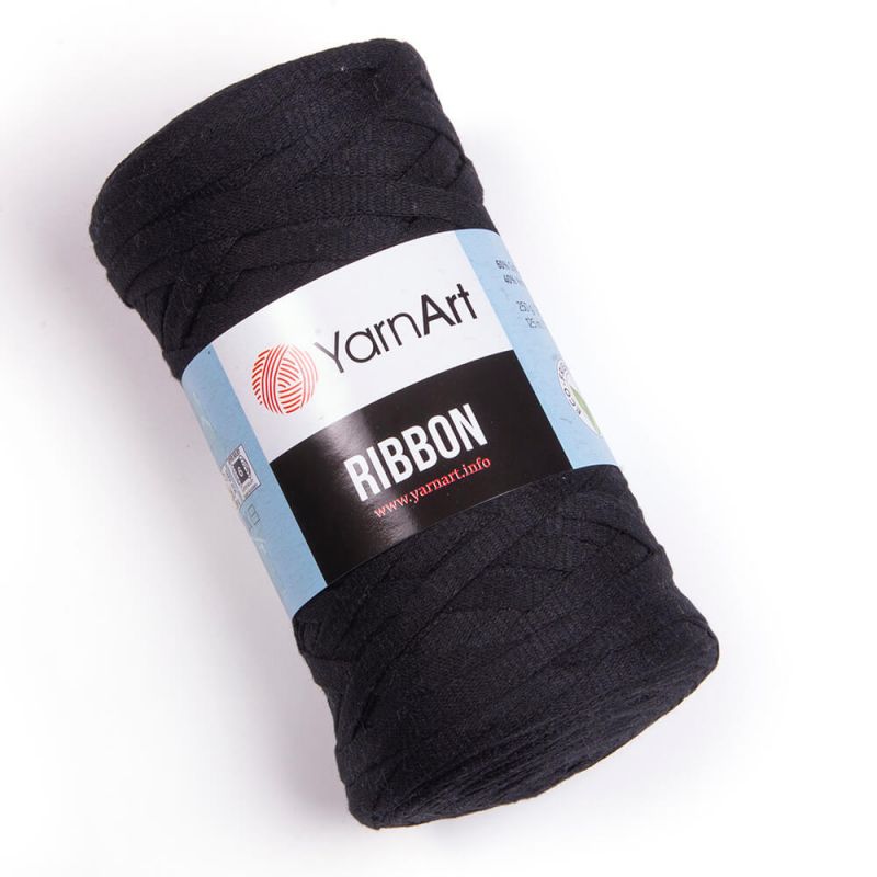 Příze Ribbon - černá YarnArt