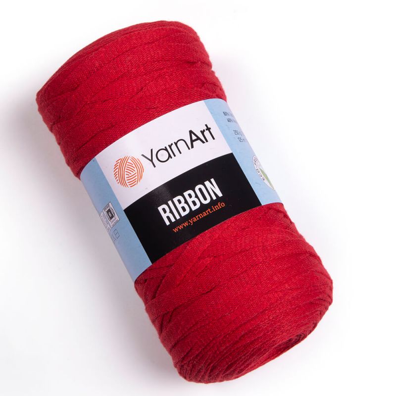 Příze Ribbon - červená YarnArt