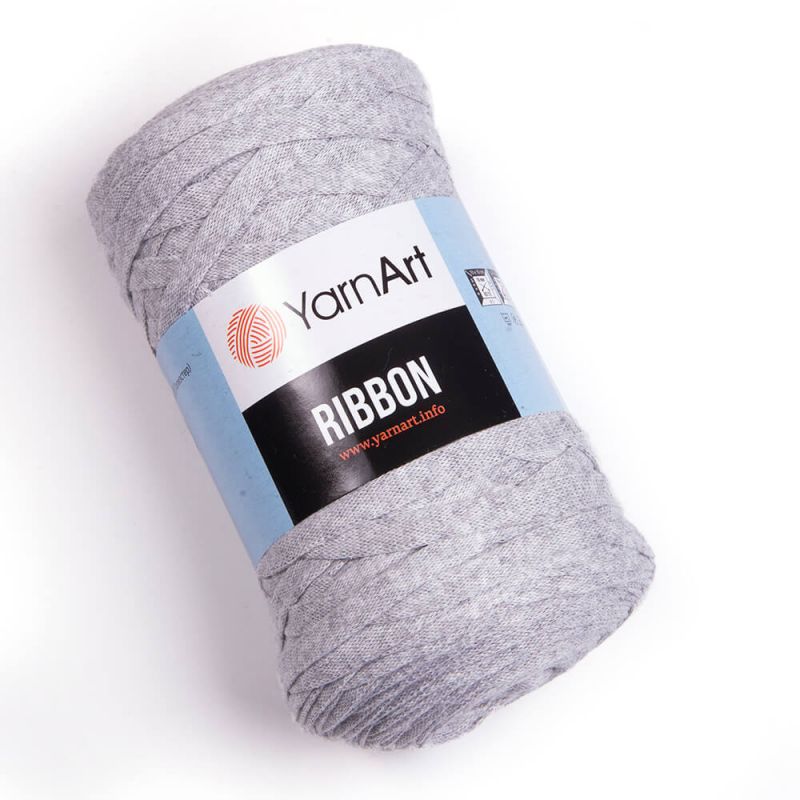 Příze Ribbon - světle šedá YarnArt