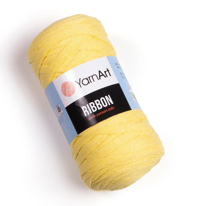 Příze Ribbon - světle žlutá YarnArt