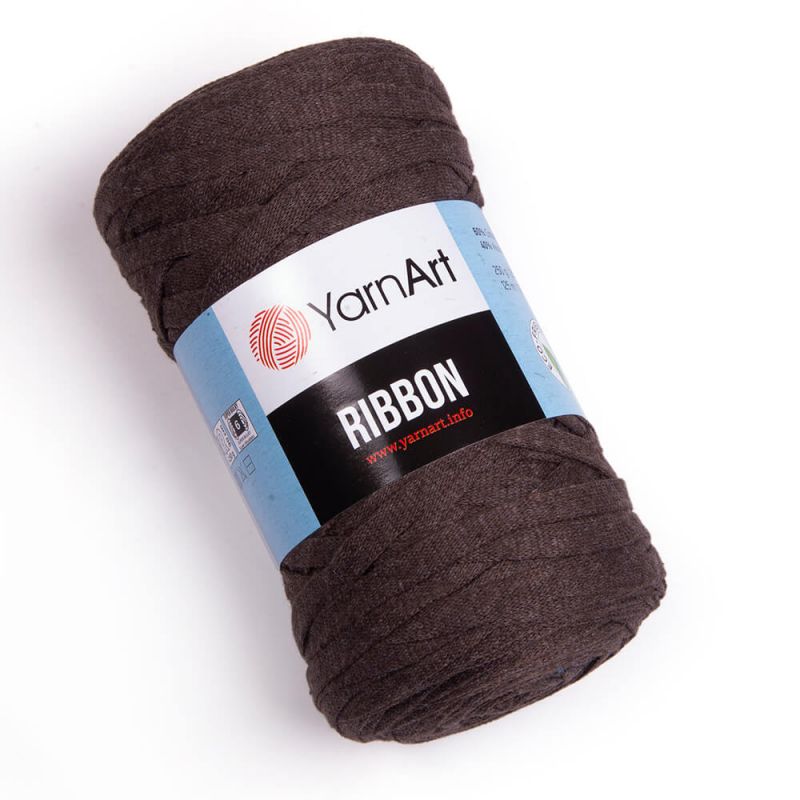 Příze Ribbon - tmavě hnědá YarnArt