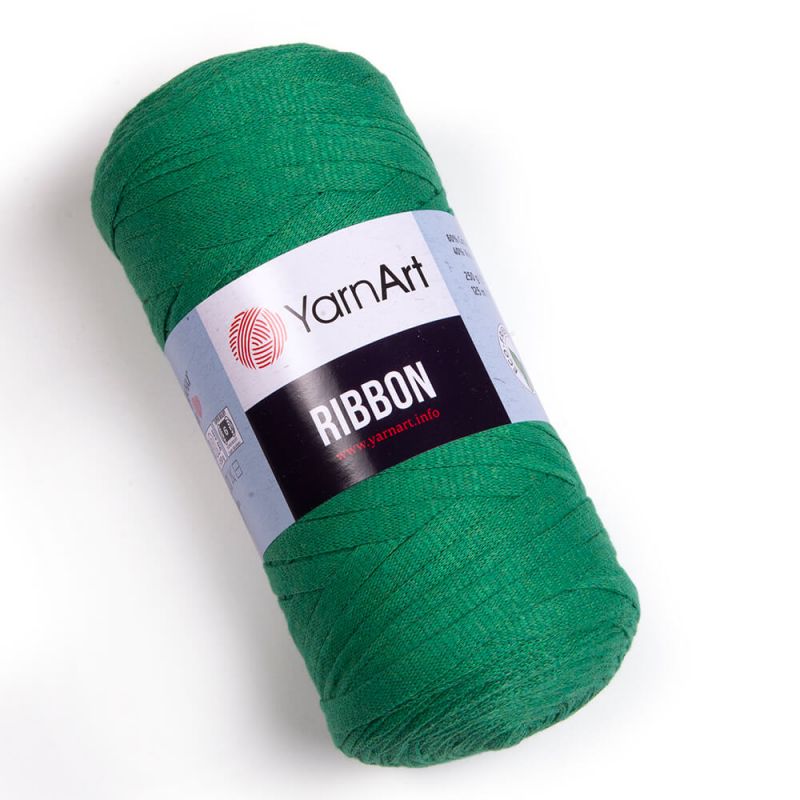 Příze Ribbon - tmavě zelená YarnArt