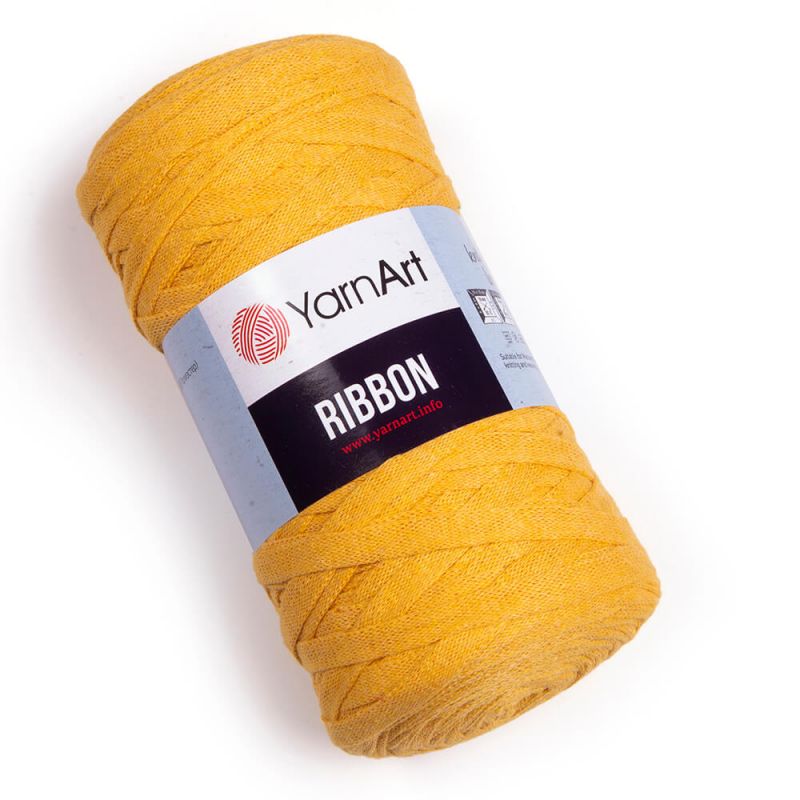 Příze Ribbon - tmavě žlutá YarnArt