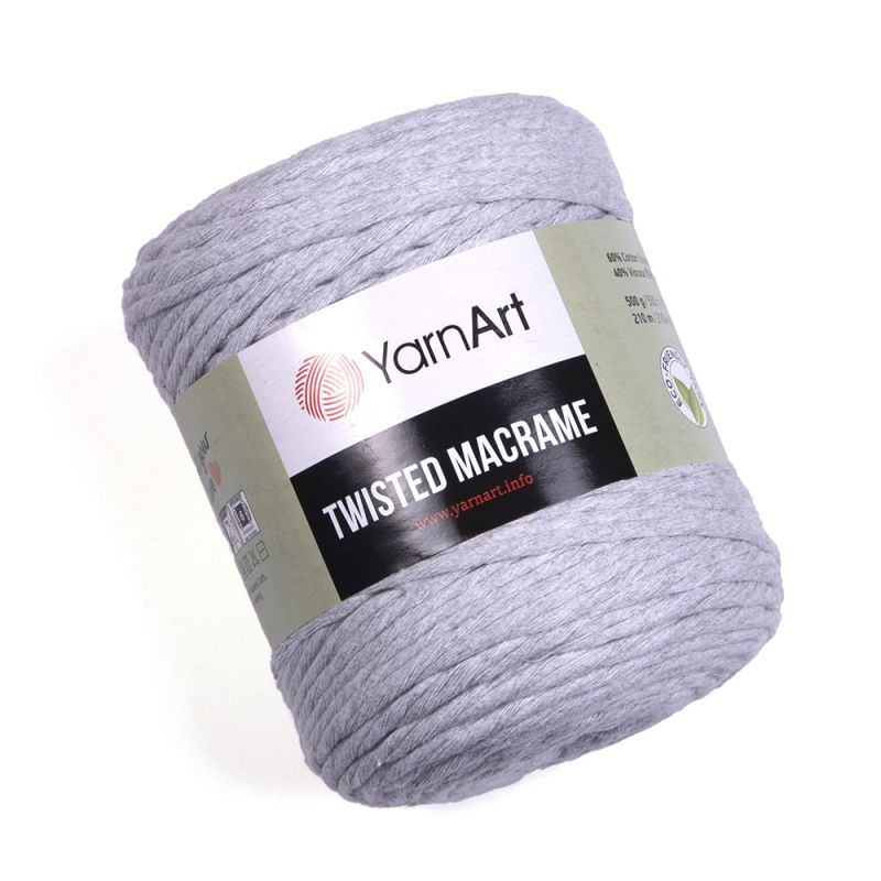 Příze Twisted Macrame - světle šedá YarnArt