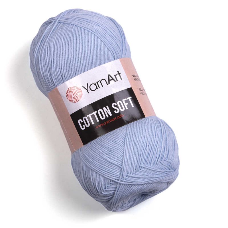 Příze Cotton Soft - světlounce modrá YarnArt