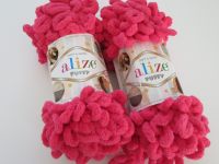 Příze Puffy - tmavě růžová Alize